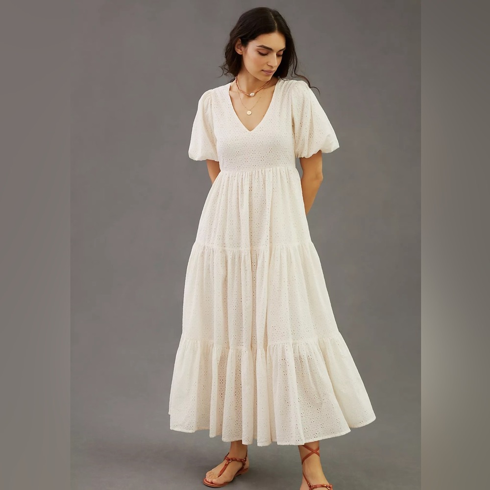 Anthropologie MOTHER V-Neck Maxi Dress